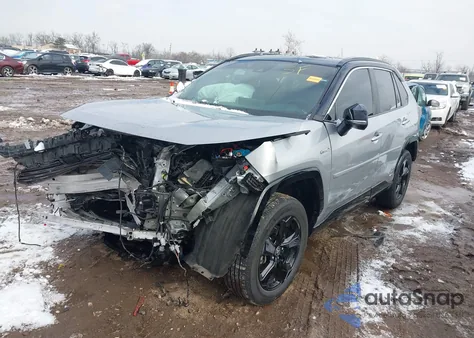 2021 Toyota Rav4 Hybrid Xse from USA, damaged, VIN 2T3E6RFV7MW028178